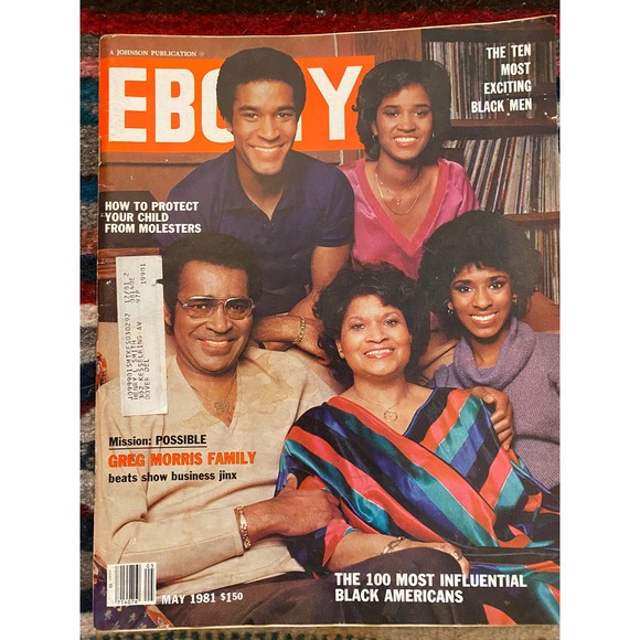 Ebony Magazine, May 1981 Cover Feature Story Greg Morris Story: Mission Possible - Picture 1 of 16